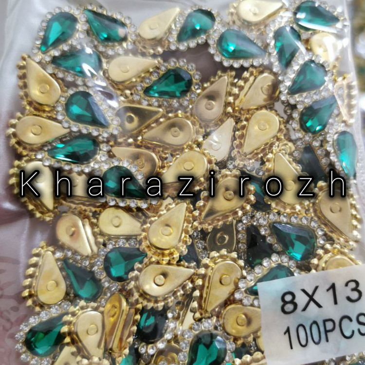 سنگ اشک دور نگین ۱۳&۸بسته ۱۰۰ عددی