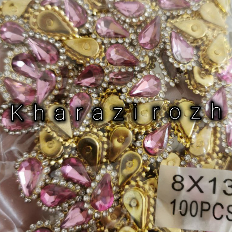 سنگ اشک دور نگین ۱۳&۸بسته ۱۰۰ عددی