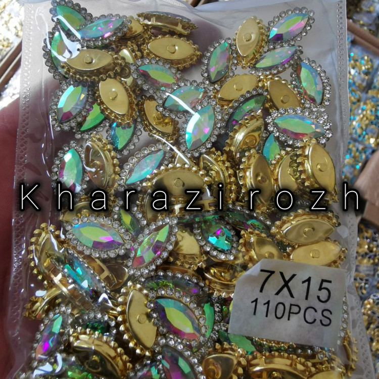 سنگ دورنگین مارکیز۷&۱۵بسته ۱۰۰ عددی