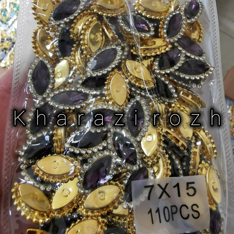 سنگ دورنگین مارکیز۷&۱۵بسته ۱۰۰ عددی