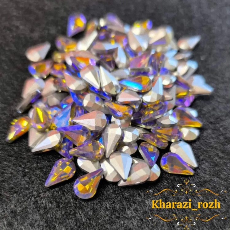 رنگبندی نگین اشکی13&۸بسته کوچک 100عددی پارت دوم
